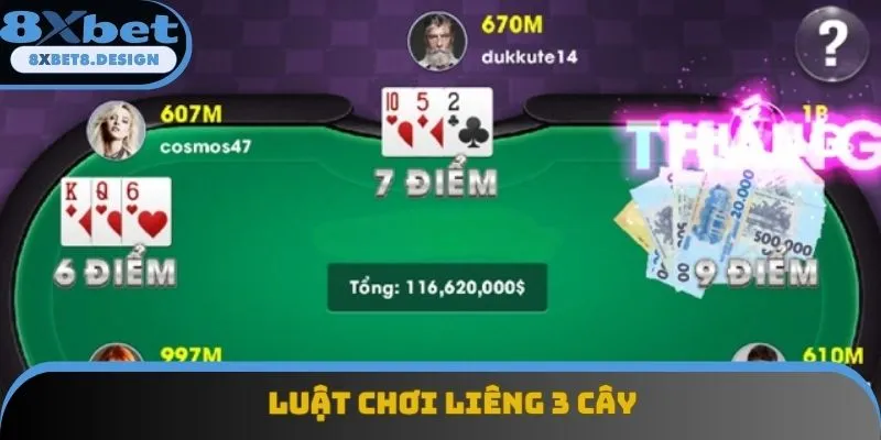 Luật chơi liêng 3 cây chi tiết Luật chơi liêng 3 cây chi tiết