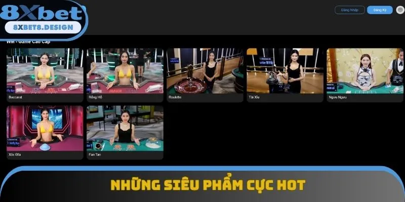 Top game bài 8XBET mà hội viên không nên bỏ lỡ Top game bài 8XBET mà hội viên không nên bỏ lỡ